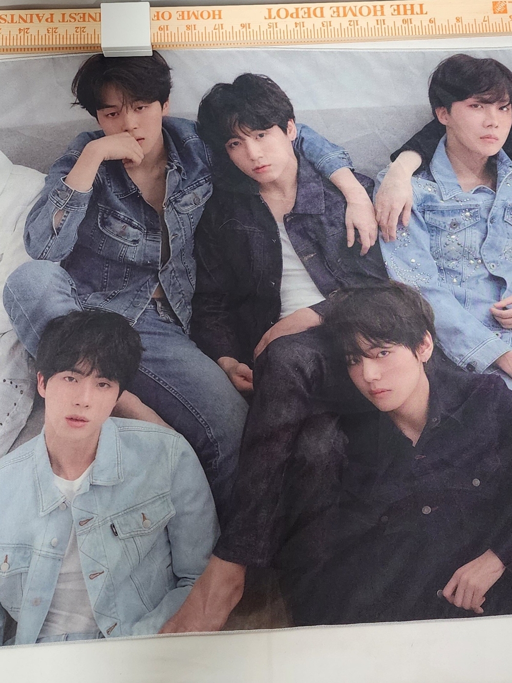 BTS Love Yourself Tear Version Y Official Fabric Poster Wall Banner Kpop Merch